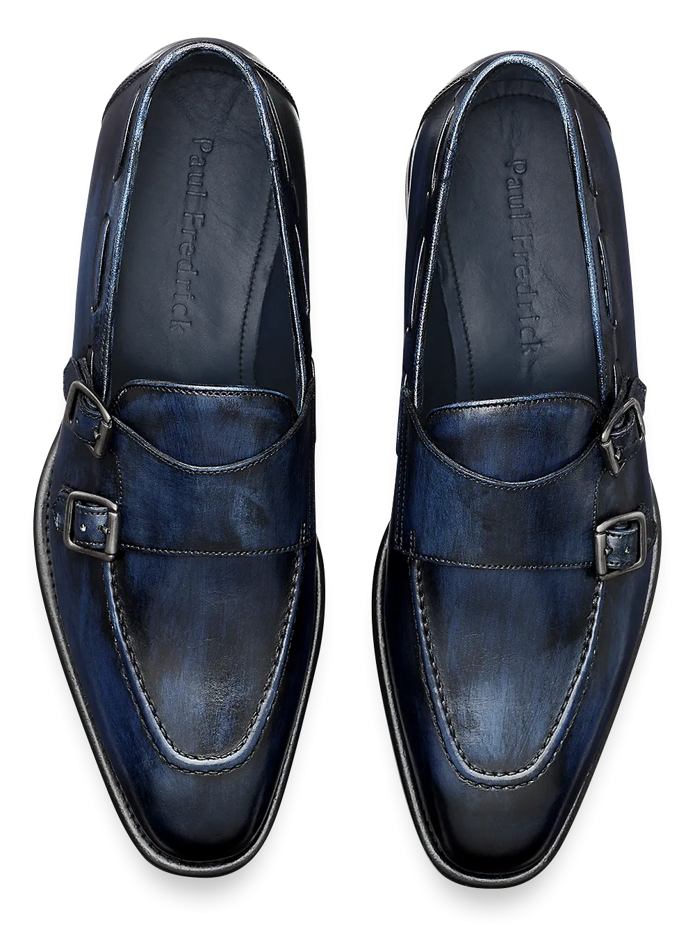 Barrett Monk Strap Loafer - Deep Blue