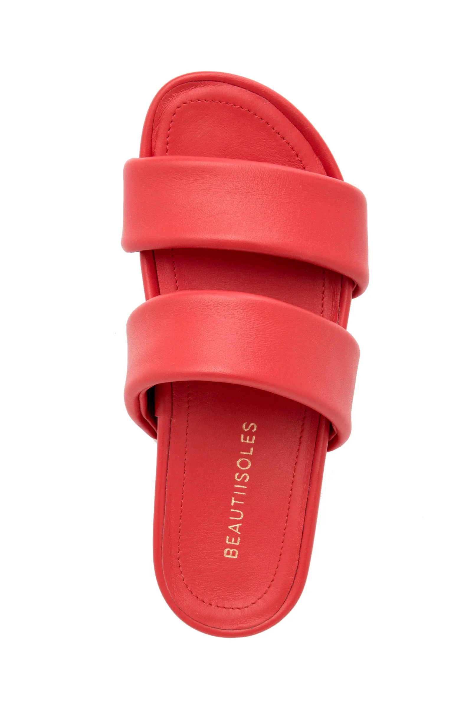 Hallie Orange Leather