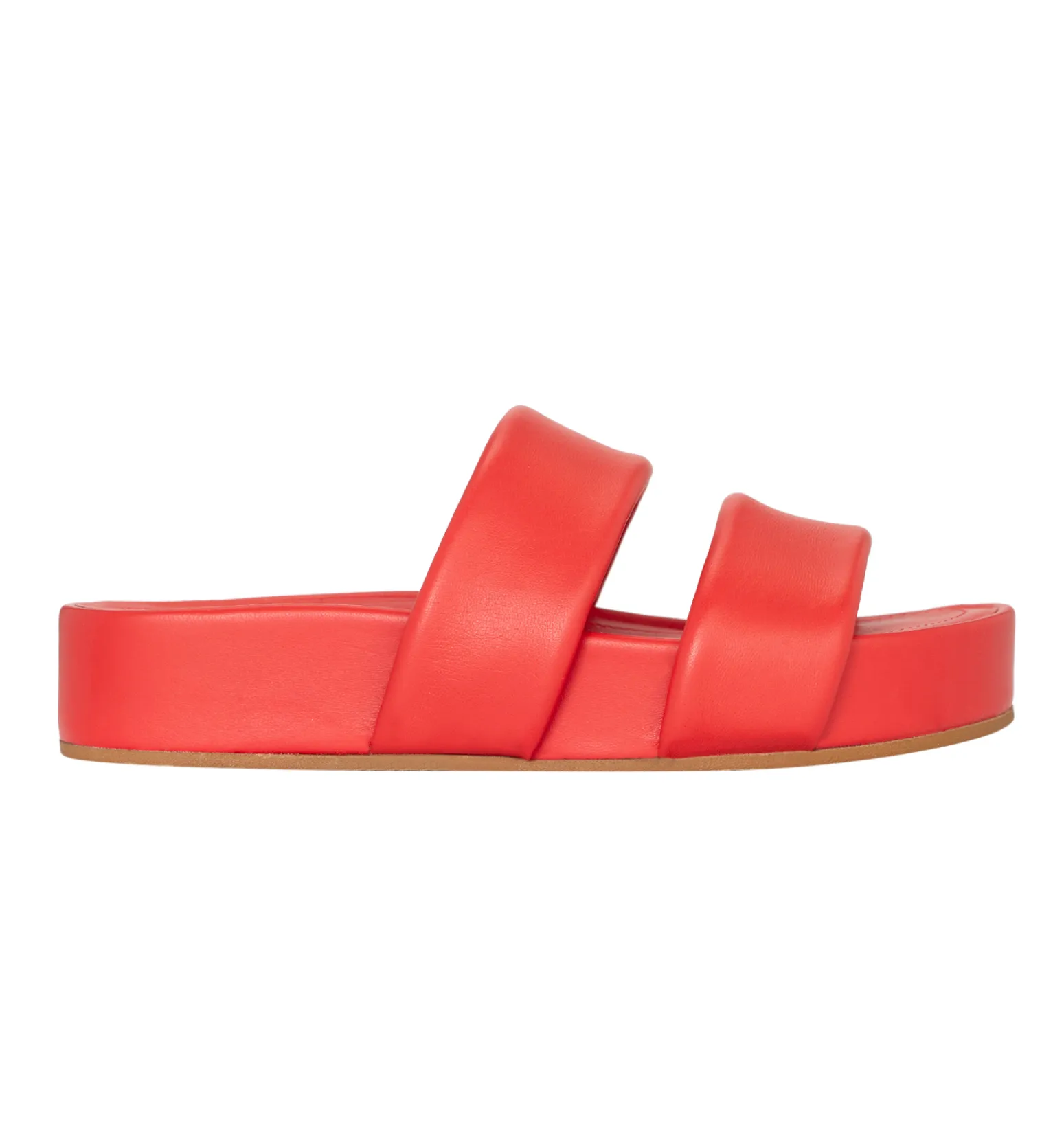 Hallie Orange Leather