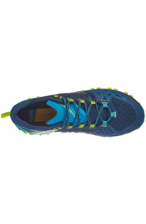 La Sportiva Bushido II Men's Running Shoe - Opal/Apple Green