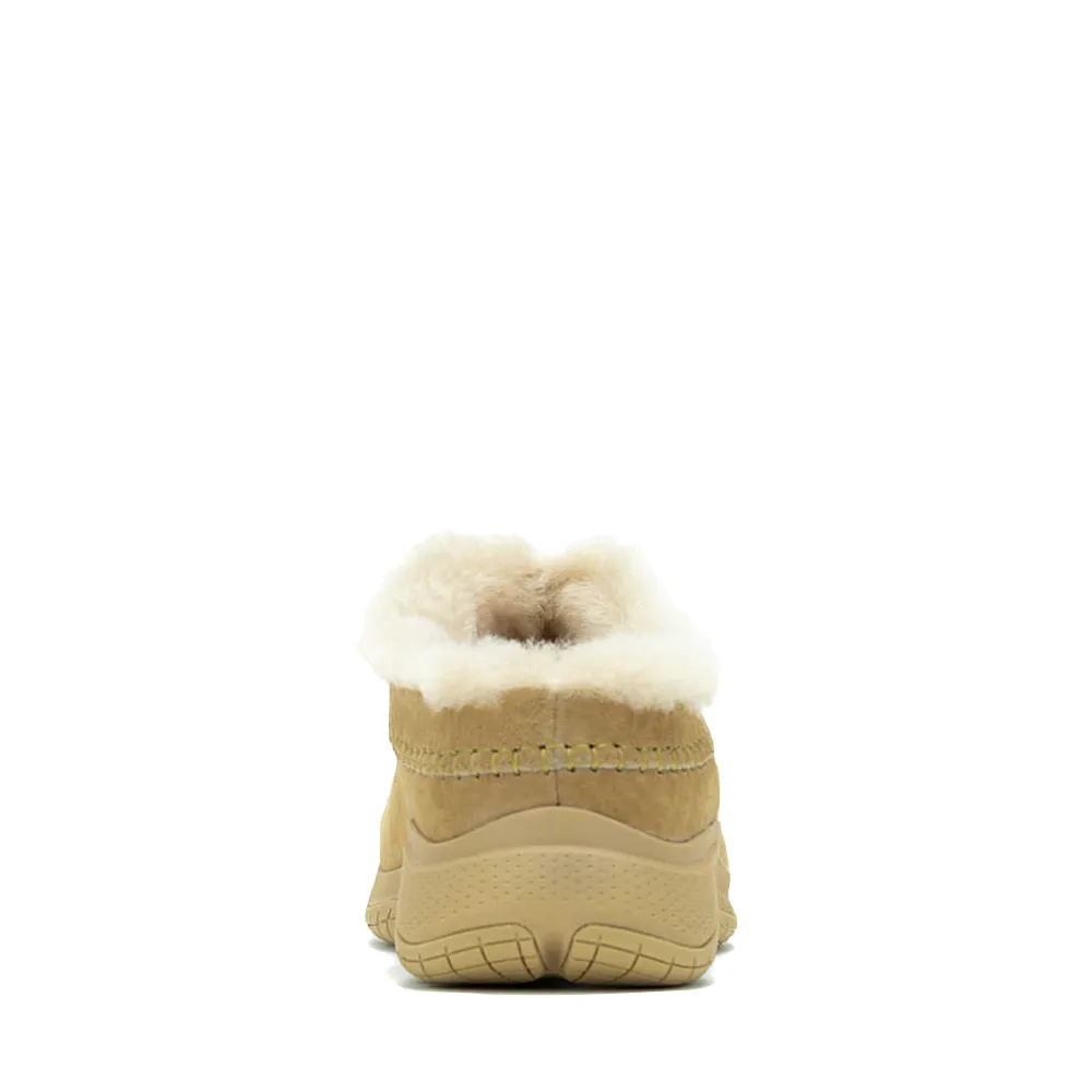 Merrell Women's Encore Ice 5 Waterproof Suede Leather Clog in Tan